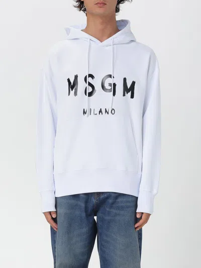 MSGM SWEATSHIRT MSGM MEN COLOR WHITE,436707001