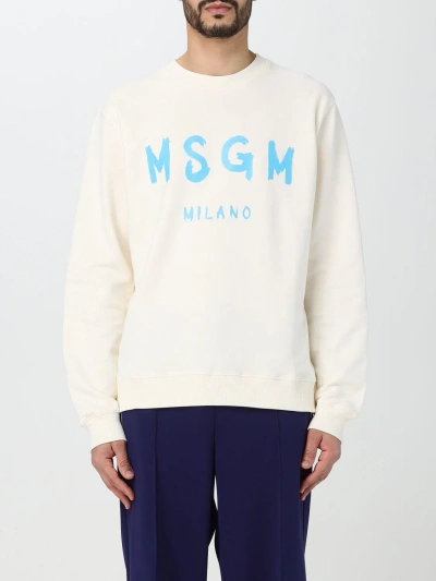 Msgm Sweatshirt  Men Color White In White
