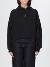 Msgm Sweatshirt With Logo In Black
