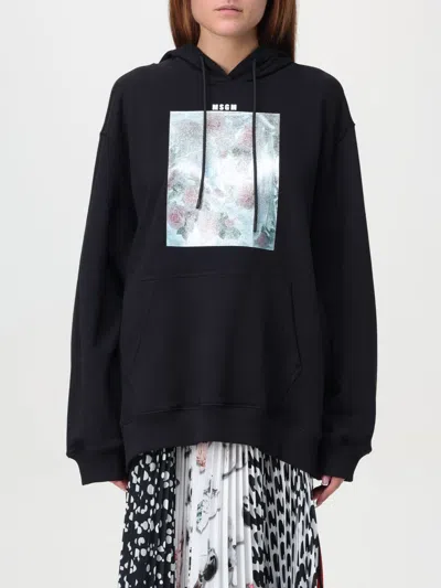 Msgm Sweatshirt  Damen Farbe Schwarz