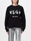 Msgm Relaxed-fit Sweatshirt With Raglan Sleeves In Schwarz