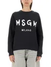Msgm Relaxed-fit Sweatshirt With Raglan Sleeves