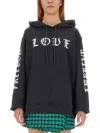 Msgm Woman Sweatshirt Black Size S Cotton In Black