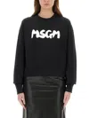 Msgm Saint Laurent Black-black-black Injectate Sunglasses In Black
