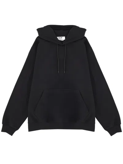 Msgm Sweatshirt With Logo In Black