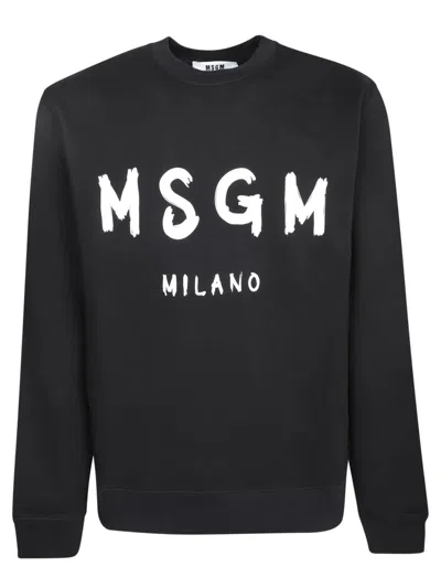Msgm Sweatshirts In Black