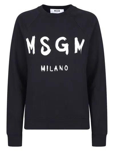 Msgm Sweatshirts In Black