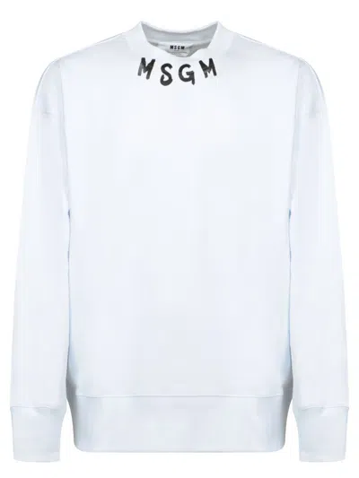 Msgm Sweatshirts In White