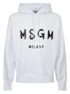 Msgm Sweatshirts In White