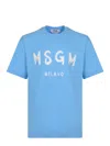 Msgm T-shirt Made Of Cotton.