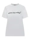 Msgm Rabbit-print T-shirt In White