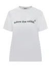Msgm Rabbit-print T-shirt In White