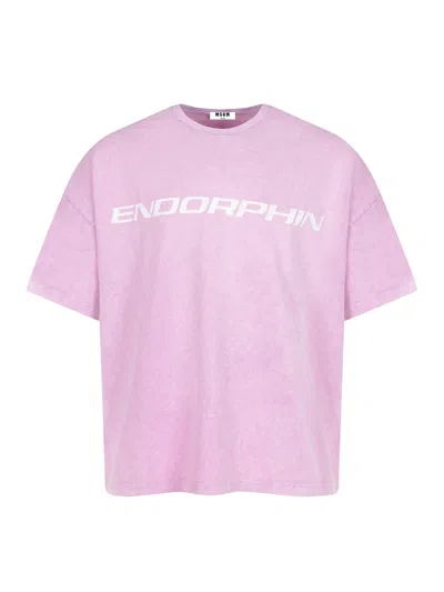 Msgm T-shirt In Multi