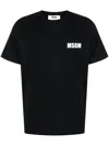 Msgm Logo-print Short-sleeve T-shirt In Black