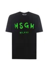 Msgm T-shirt In Black