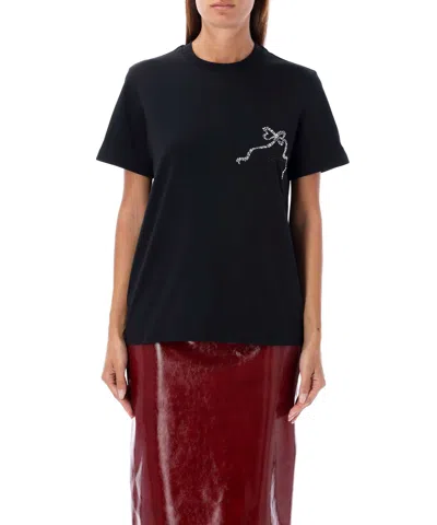 Msgm T-shirt In Black