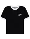 Msgm T-shirt Con Logo In Black