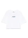 Msgm Logo-print T-shirt In White