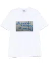 Msgm Graphic Print Cotton T-shirt In White