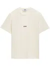 Msgm Logo-print T-shirt In Bianco