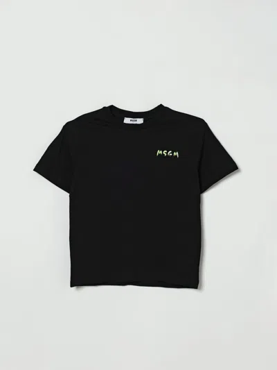 Msgm Babies' T-shirt Kids  Kids In Black