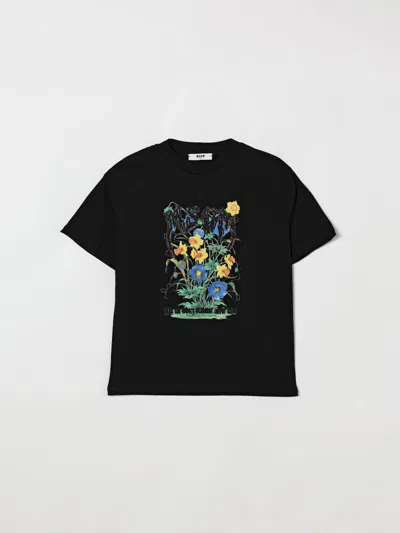 Msgm T-shirt Kids  Kids In Black