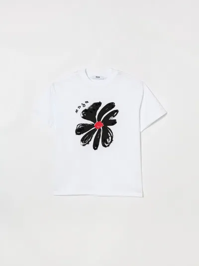 Msgm T-shirt Kids  Kids In Brown