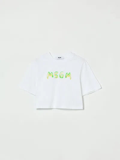 Msgm T-shirt Kids  Kids In White