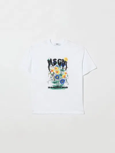 Msgm T-shirt Kids  Kids In White