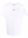 Msgm T-shirt Logo In White