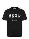 Msgm T-shirt  In Black