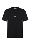 Msgm T-shirt Logo In Black
