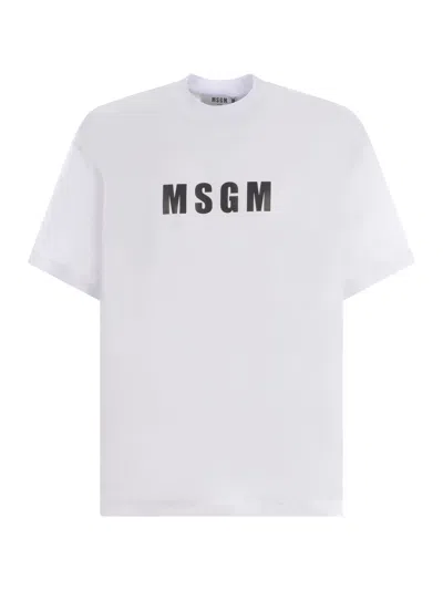 Msgm T-shirt  In White