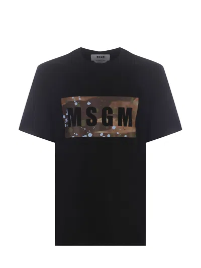 MSGM T-SHIRT MSGM "CAMO"