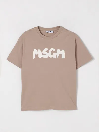 Msgm T-shirt  Kids Kids Color Beige