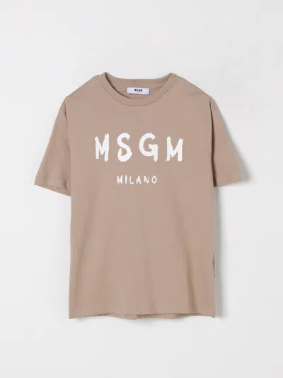 Msgm T-shirt  Kids Kids Color Beige
