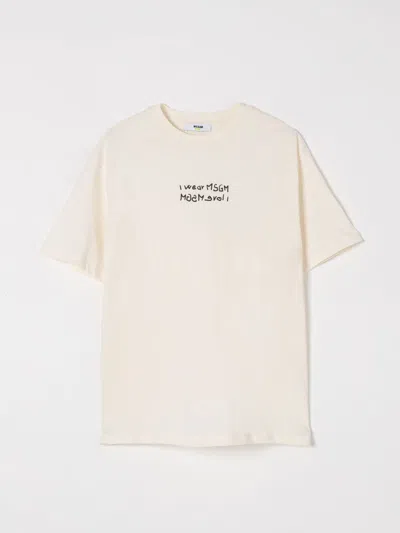 Msgm T-shirt  Kids Kids Color Beige