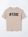Msgm T-shirt  Kids Kids Color Beige