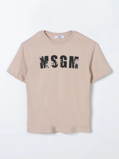 Msgm T-shirt  Kids Kids Color Beige