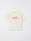 Msgm T-shirt  Kids Kids Color Beige In White