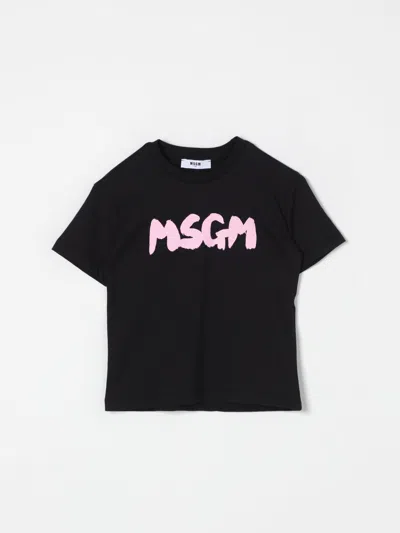 Msgm T-shirt  Kids Kinder Farbe Schwarz 1 In Black
