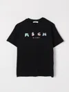 Msgm Logo-print T-shirt In Black