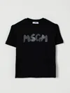Msgm T-shirt  Kids Kids Color Black In Black