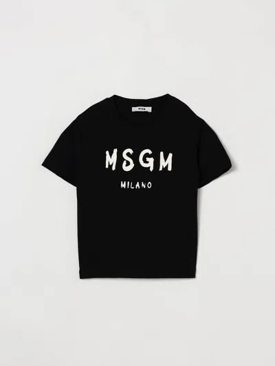 Msgm Babies' T-shirt Kids  Kids In Black