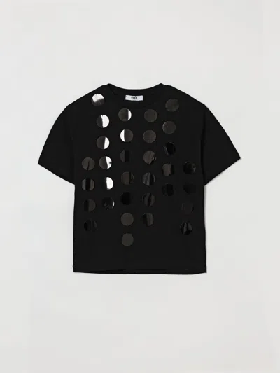 Msgm T-shirt Kids  Kids In Black