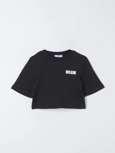 Msgm T-shirt  Kids Kids In Black