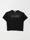 Msgm T-shirt  Kids Kids Color Black In Black
