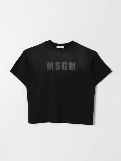 Msgm T-shirt  Kids Kids Colour Black