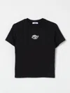 MSGM T-SHIRT MSGM KIDS KIDS COLOR BLACK,F86433002