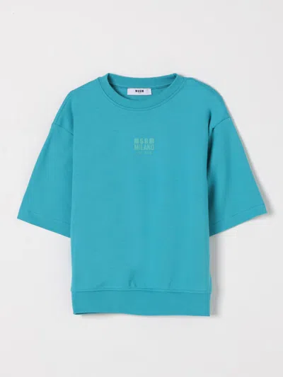 Msgm T-shirt  Kids Kids Color Blue